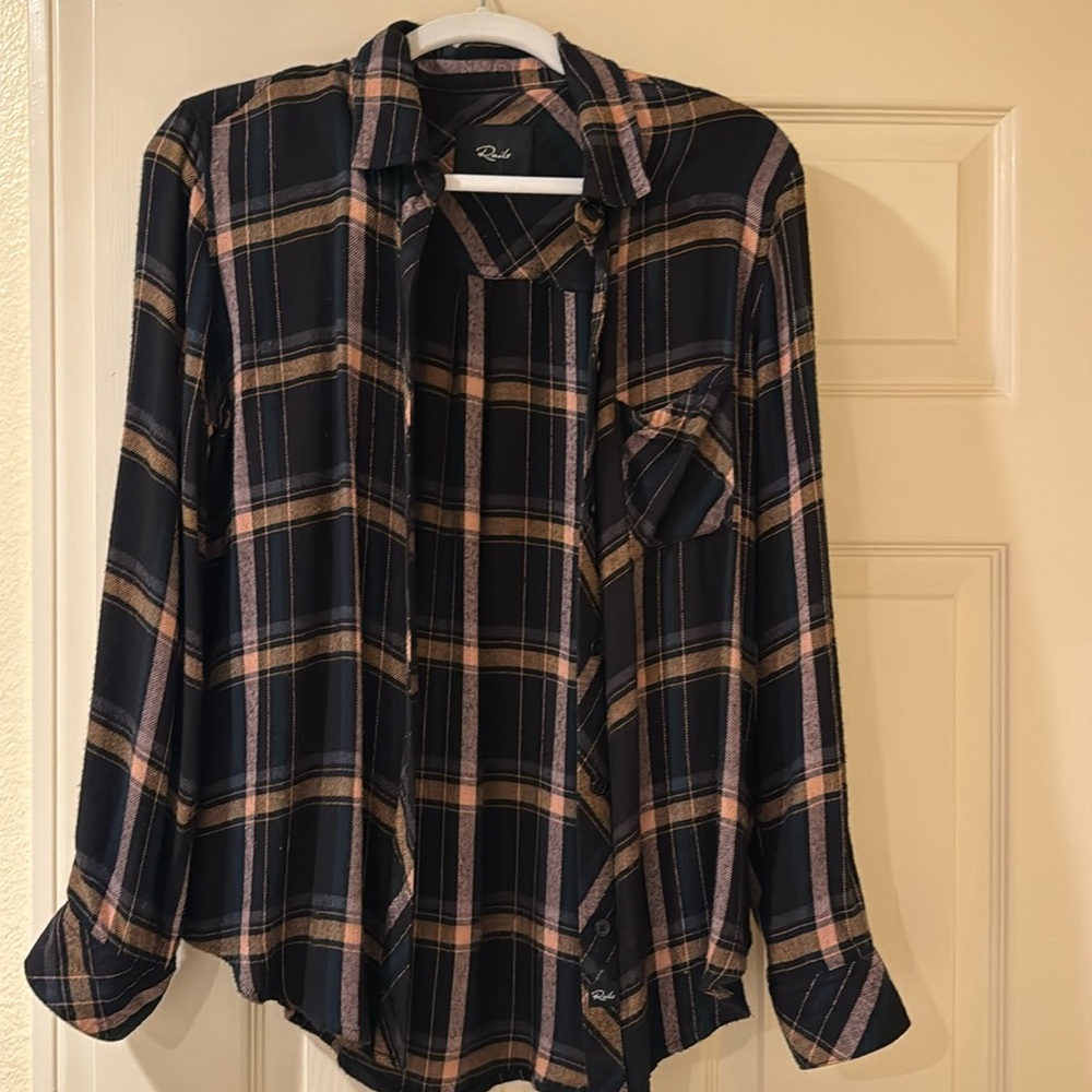 Rails Hunter Plaid Button Down - image 1